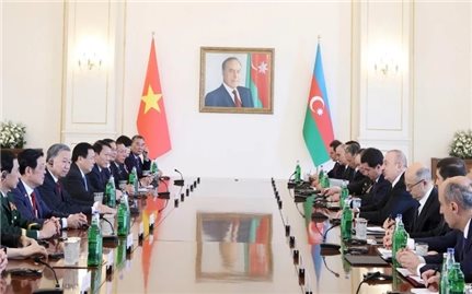 Tổng Bí thư Tô Lâm hội đàm với Tổng thống Azerbaijan Ilham Aliyev