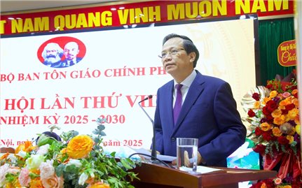 Đảng bộ Ban Tôn giáo Chính phủ tổ chức thành công Đại hội lần thứ VIII nhiệm kỳ 2025 - 2030