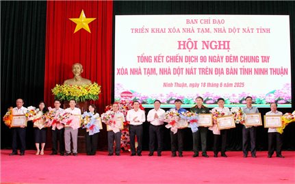 Ninh Thuận: Tổng kết chiến dịch 90 ngày đêm chung tay xóa nhà tạm, nhà dột nát