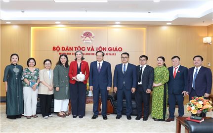 Bộ trưởng Bộ Dân tộc và Tôn giáo Đào Ngọc Dung: Triển khai sớm việc hợp tác với UNDP để hỗ trợ đồng bào DTTS