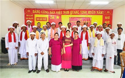 Lễ ra mắt Ban phong tục Bàlamôn giáo làng Mâli