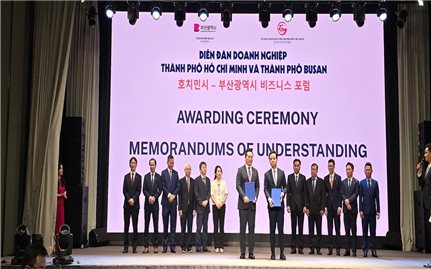 TP. Hồ Chí Minh thúc đẩy kết nối giao thương tại Pusan - Hàn Quốc
