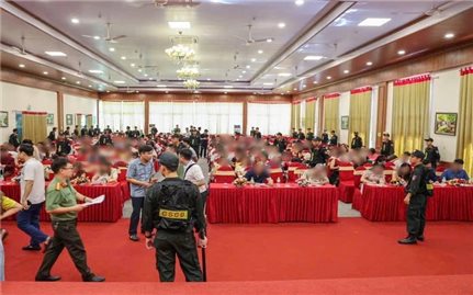 Công an tỉnh Phú Thọ phá đường dây kinh doanh đa cấp đang lôi kéo 200 người dự 