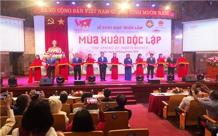 Triển lãm tranh sơn mài khổ lớn 
