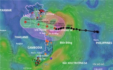 (TIN TH) Bão số 5 suy yếu nhưng nguy cơ ngập úng, sạt lở rất cao do hoàn lưu gây mưa lớn ở miền Bắc và Bắc Trung Bộ