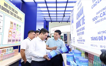 Vinamilk mang các công nghệ và tiêu chuẩn hàng đầu thế giới đến Triển lãm thành tựu Đất nước 80 năm