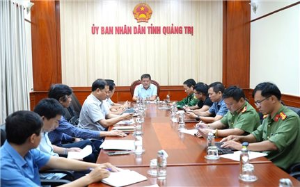 Quảng Trị: Họp nhanh để ứng phó với bão số 6