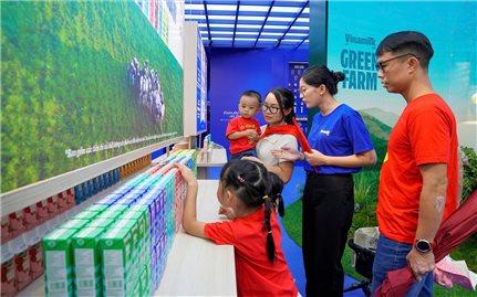 Vinamilk tạo điểm nhấn tại Triển làm thành tựu đất nước 80 năm