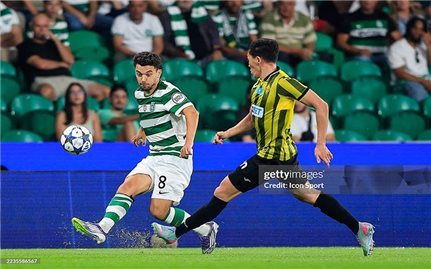 Champions League: Sporting Lisbon giành chiến thắng 3-1 trước Kairat Almaty trong ngày ra quân