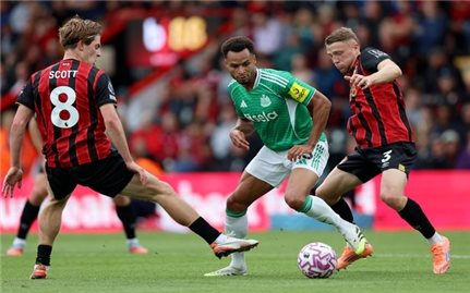 Vòng 5 Ngoại hạng Anh: Bournemouth và Newcastle chia điểm trong trận hòa không bàn thắng
