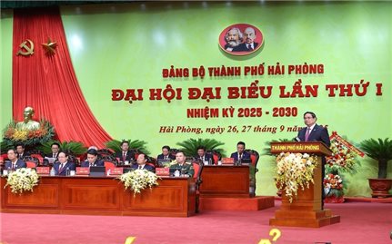 Thủ tướng: Hải Phòng giữ vững vai trò tiên phong, đầu tàu, sớm trở thành thành phố xã hội chủ nghĩa
