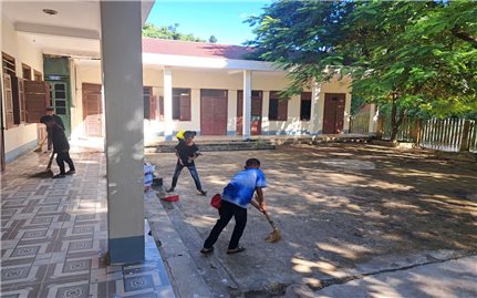 Điện Biên: Khắc phục thiệt hại bởi lũ, các trường học đã sẵn sàng cho năm học mới