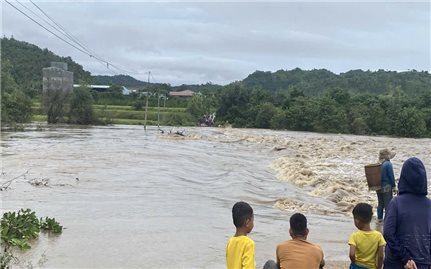 Gia Lai: Nhiều xã bị ảnh hưởng nặng do mưa lũ