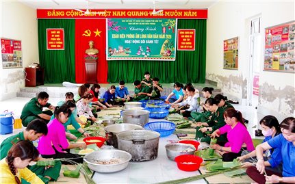 Nhân dân xã đảo Cù Lao Dung đón tết sớm