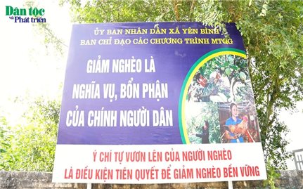 Dấu ấn giảm nghèo ở Yên Bình