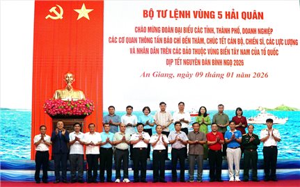 Khởi hành thăm, chúc Tết Bính Ngọ trên các đảo Tây Nam