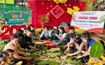 Xuân đến với đồng bào biên giới