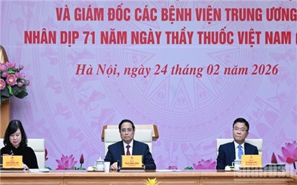 Thủ tướng Phạm Minh Chính gặp mặt đại diện các nhà khoa học tiêu biểu lĩnh vực y tế