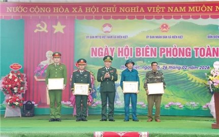 Thanh Hóa: Tổ chức điểm “Ngày hội Biên phòng toàn dân” tại xã vùng cao