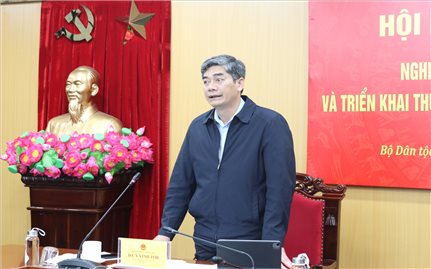 Bộ Dân tộc và Tôn giáo đẩy nhanh tiến độ xây dựng văn bản quy phạm pháp luật, đề án năm 2026