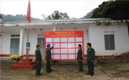 Biên phòng Lào Cai đóng góp tích cực cho ngày bầu cử