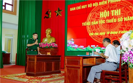 Bộ đội Biên phòng Cần Thơ tổ chức hội thi tiếng dân tộc thiểu số