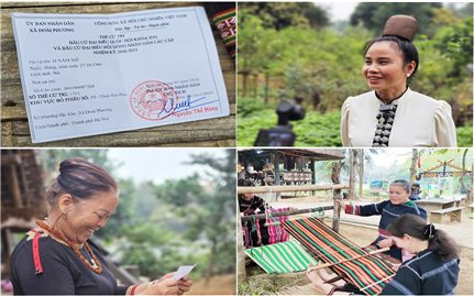 Nhiều cử tri ở “Ngôi nhà chung” hân hoan khi lần đầu được bỏ phiếu tại Thủ Đô