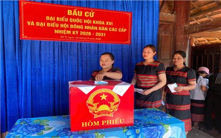 Trên 99% cử tri cả nước đã đi bỏ phiếu bầu cử