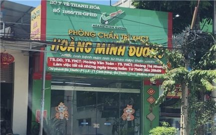 Sau vụ Hoàng Minh Đường, Thanh Hóa siết chặt phòng khám Đông y