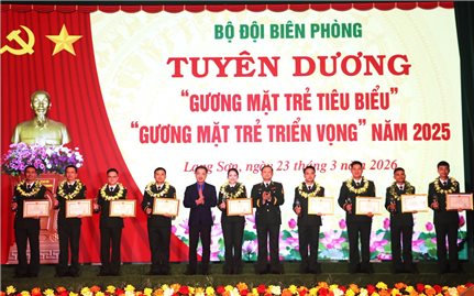 Tuyên dương gương mặt trẻ tiêu biểu, triển vọng Bộ đội Biên phòng 2025
