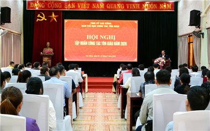 Cao Bằng: 140 học viên tham dự hội nghị tập huấn công tác tôn giáo