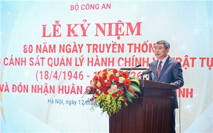 Phát biểu của Thủ tướng Lê Minh Hưng tại lễ kỷ niệm 80 năm Ngày truyền thống lực lượng cảnh sát quản lý hành chính về trật tự xã hội