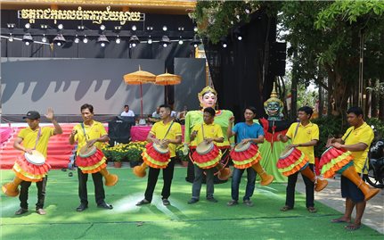 Tiếng trống Chhay-dăm gọi mùa vui về phum sóc