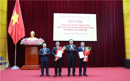 Ông Hoàng Xuân Thuận được bổ nhiệm làm Giám đốc Sở Dân tộc và Tôn giáo Lạng Sơn