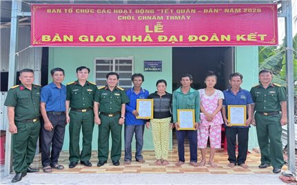 (Tin CVT - ĐÃ BT) An Giang: Trao nhà “Đại đoàn kết” cho 3 hộ đồng bào Khmer trước Tết Chôl Chnăm Thmây 2026