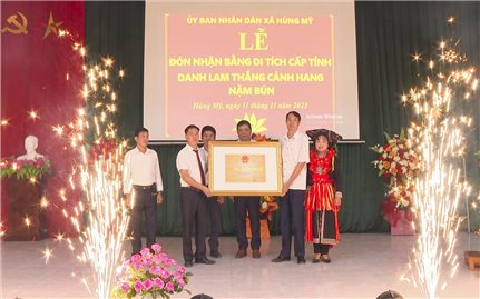 Danh lam thắng cảnh hang Nặm Bún được xếp hạng di tích cấp tỉnh