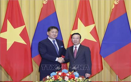 Việt Nam - Mông Cổ nhất trí thúc đẩy mục tiêu nâng gấp đôi kim ngạch thương mại song phương