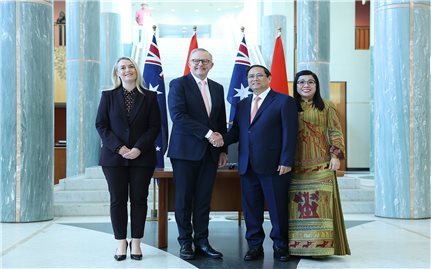 Việt Nam-Australia nâng quan hệ lên Đối tác Chiến lược toàn diện