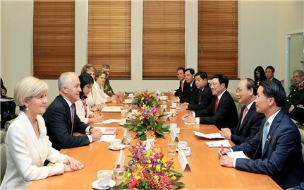 Thủ tướng Việt Nam, Australia nói về việc thiết lập Đối tác chiến lược