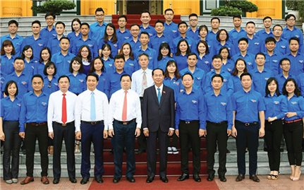 Chủ tịch nước Trần Đại Quang gặp mặt đoàn viên, thanh niên tiên tiến Khối các cơ quan Trung ương