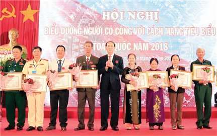 Chủ tịch nước Trần Đại Quang: Chăm lo người có công là bổn phận, nhiệm vụ thường xuyên
