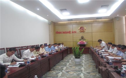 Đoàn công tác Uỷ ban Trung ương mặt trận Lào xây dựng đất nước thăm và làm việc tại Nghệ An