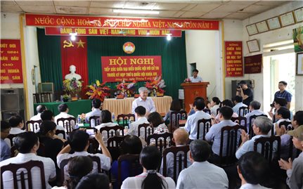 Bộ trưởng, Chủ nhiệm Ủy ban Dân tộc Đỗ Văn Chiến tiếp xúc cử tri tại Tuyên Quang