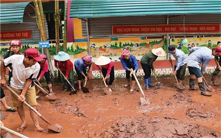 Điện Biên: Khắc phục hậu quả mưa lũ, ổn định cuộc sống người dân