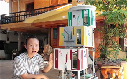 Máy lọc nước của nữ sinh Nguyễn Chí Phương Thanh