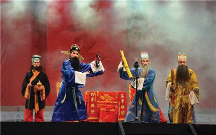 Nghệ thuật hát Tiều của người Hoa ở Chợ Lớn