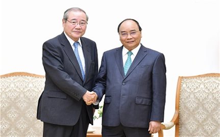 Thủ tướng Nguyễn Xuân Phúc tiếp Chủ tịch Tập đoàn Tài chính hàng đầu Nhật Bản