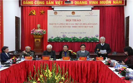 Cần có giải pháp thiết thực để bảo vệ, phát huy giá trị văn hóa dân gian các DTTS Việt Nam