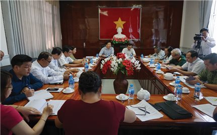 Thứ trưởng, PCN UBDT Lê Sơn Hải làm việc với UBND TP. Cần Thơ về công tác tổ chức họp mặt mừng Tết Chôl Chnăm Thmây 2019