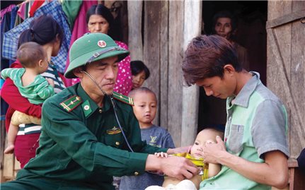 Bộ đội Biên phòng tham gia củng cố hệ thống chính trị